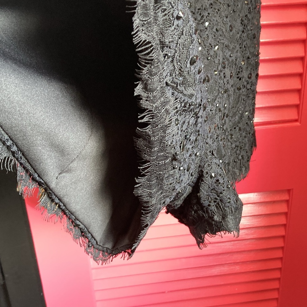 NWT RACHEL ALLAN SIZE 12 LACE/RHINESTONE JUMPER - Picture 8 of 16